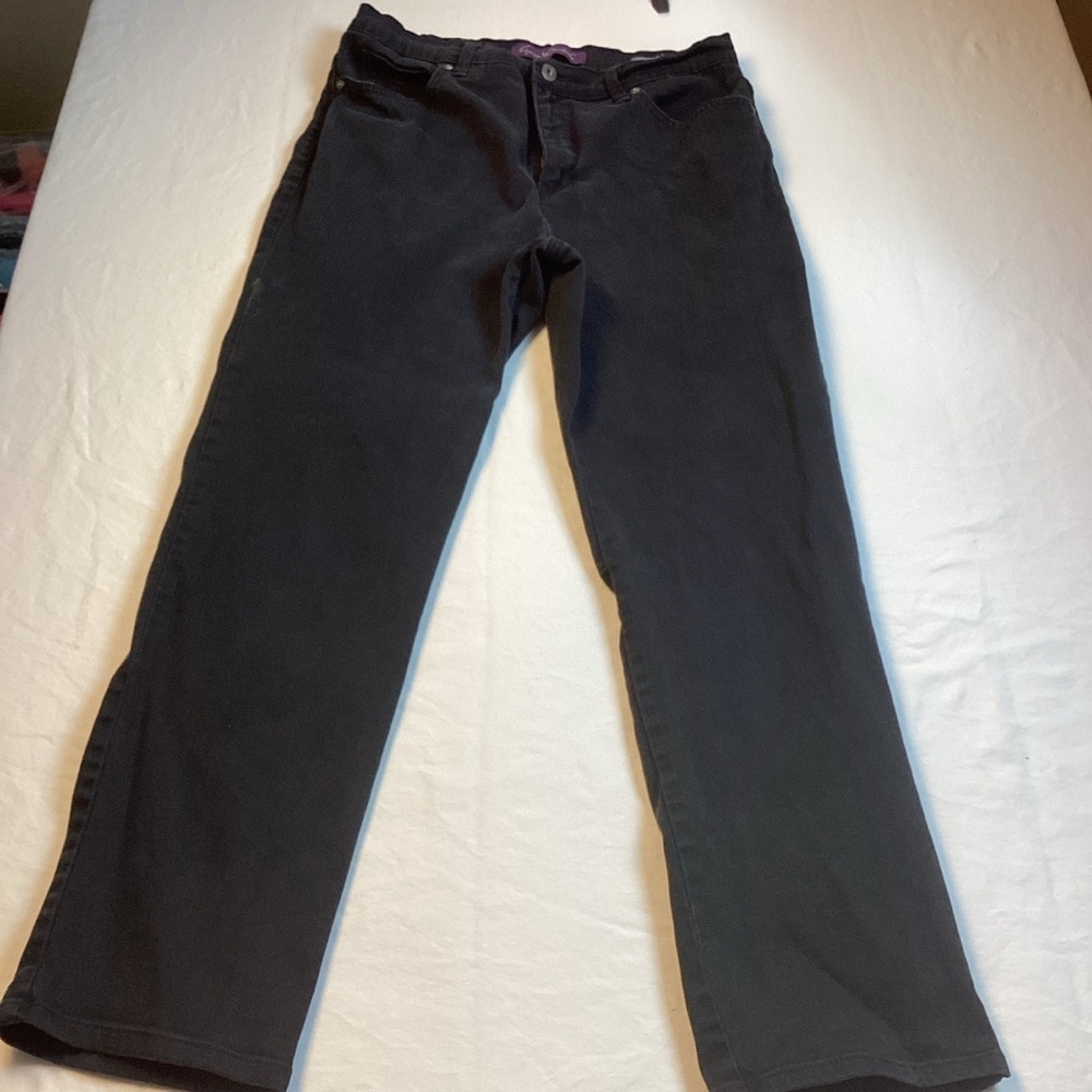 Gloria Vanderbilt Black Boot Cut Jeans Sz 12